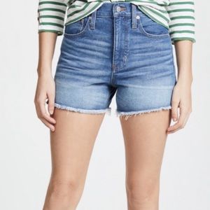 Madewell Distressed Jean Shorts